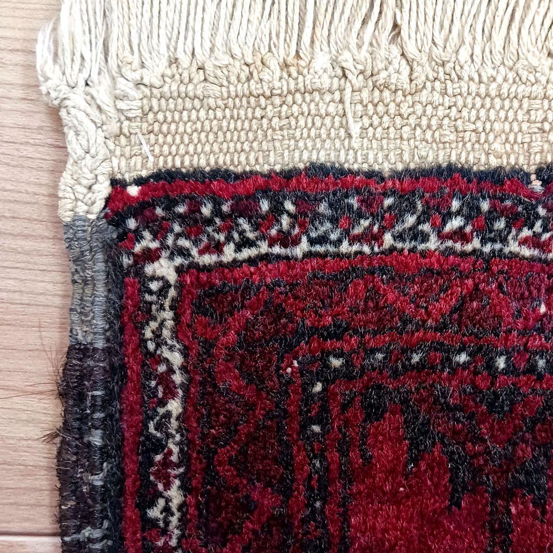 専用 R378 ペルシャ絨毯 トライバルラグ ウール 手織り 186×96㎝