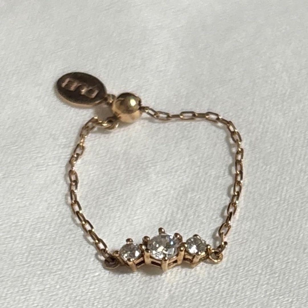 DUB ダブル　チェーンリング　ゴールド　ダイアモンド ブランド　宝石　指輪