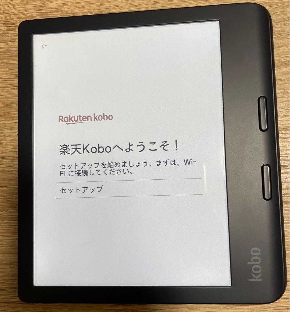 KoboLibraColourブラック＋9H保護フィルム＋手帳型カバーほぼ未使用