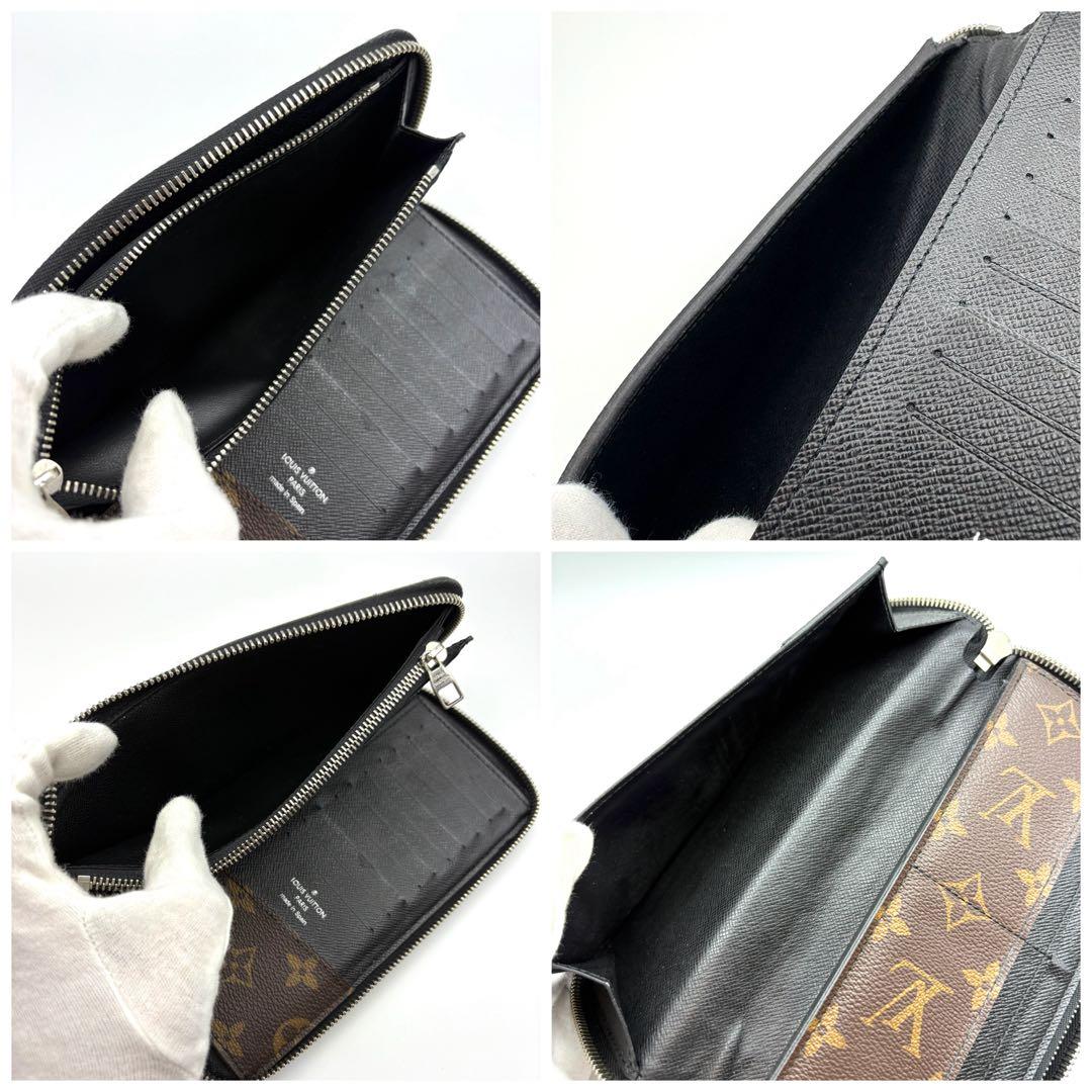 ルイヴィトン モノグラム マカサー ジッピーウォレット ヴェルティカル 長財布