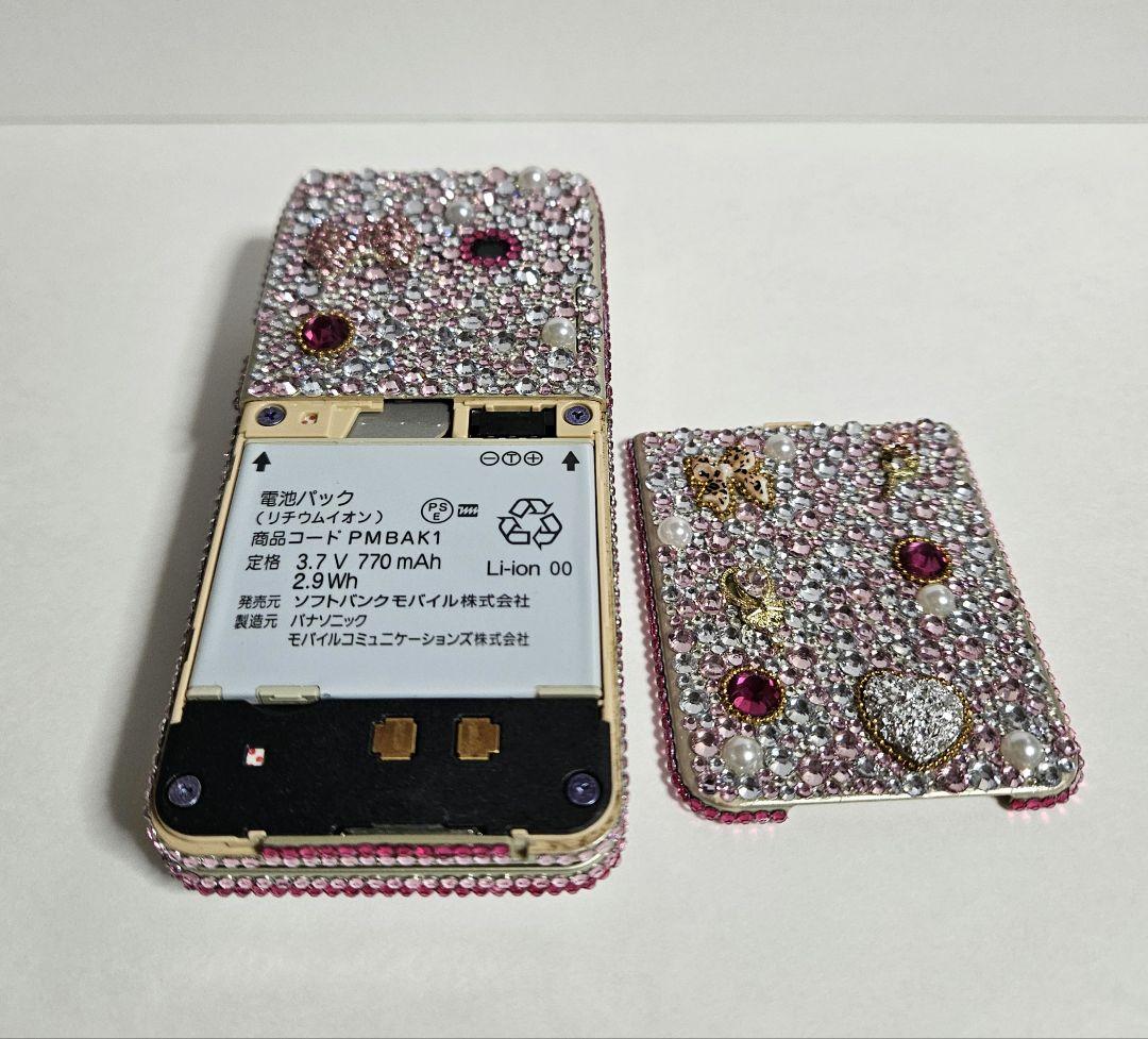 【ハート②】デコ電/平成レトロ/ガラケー/ギャル/GAL/キティ/凸電