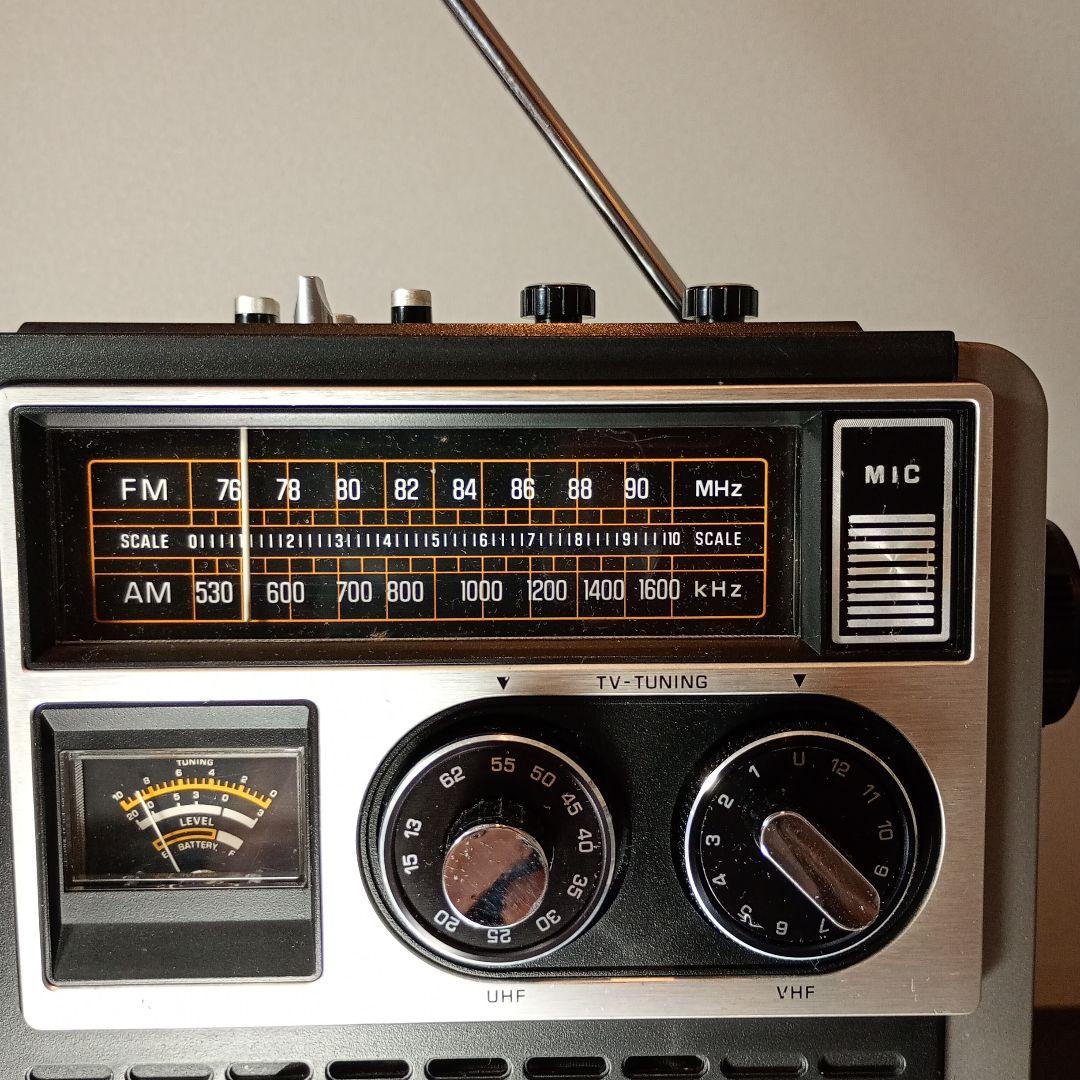 松下電器　ラジカセ　RQ-555　動作品(整備品)　電源コード付き