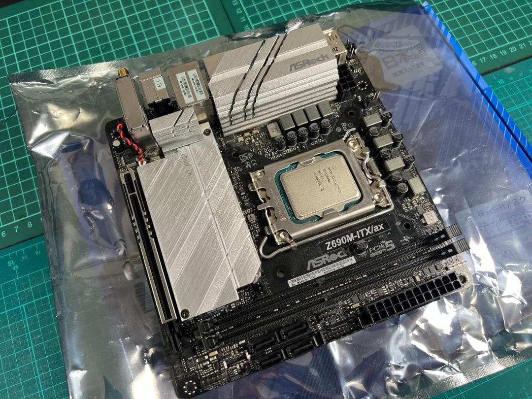 ASRock Z690M-ITXax＆intel Core i5 12600k