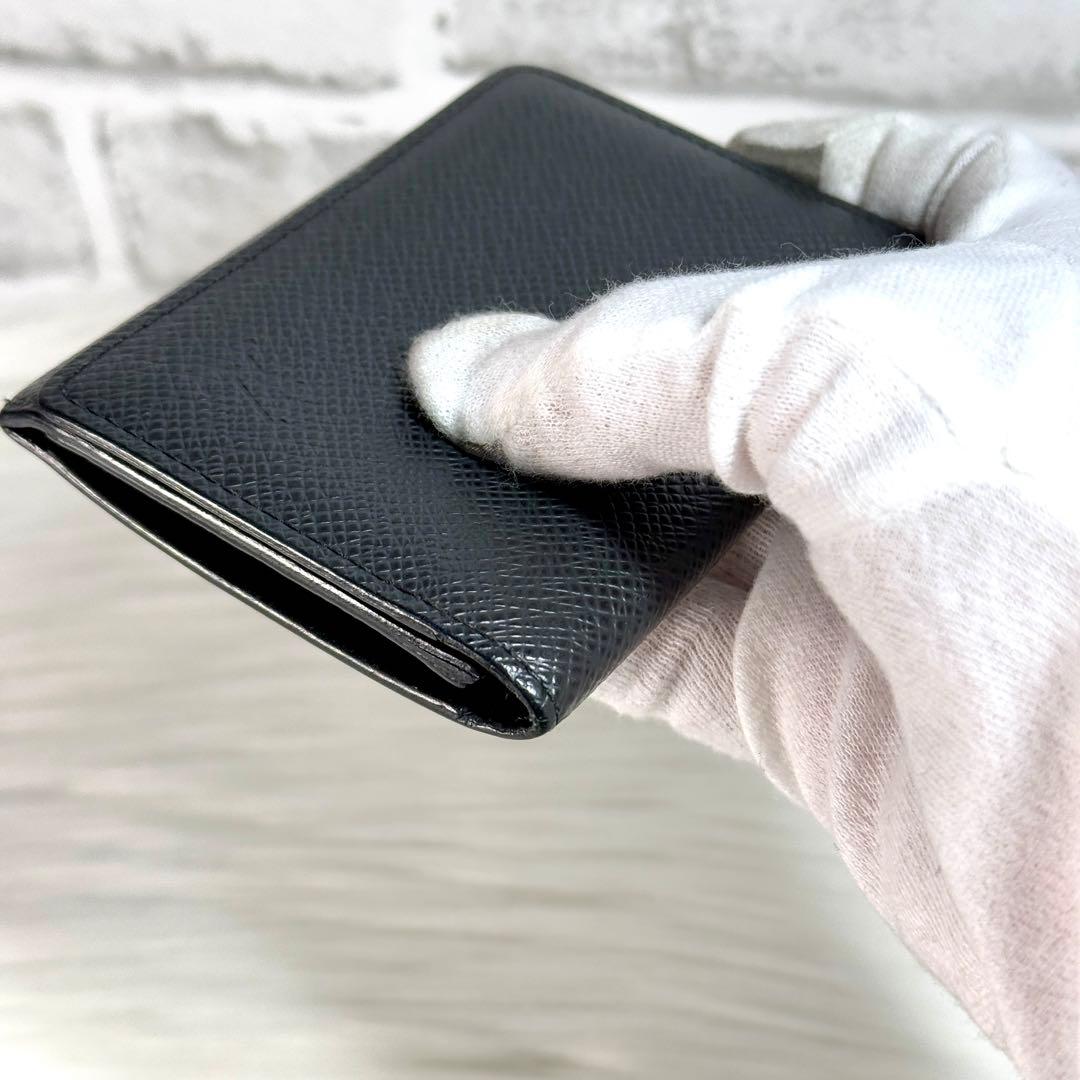 極美品 ルイヴィトン タイガ カードケース 名刺入れ アンヴェロップ カルト 黒