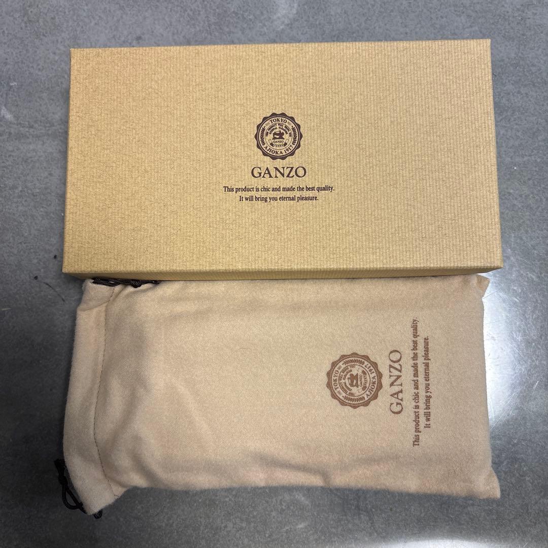 ガンゾGANZO リザード　ラウンドジップ長財布