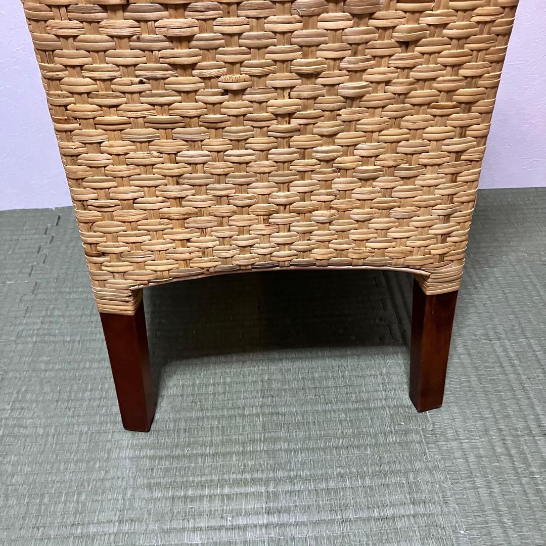 【希少】桜屋工業 チェリーファニチュア ラタンチェア 編み込み