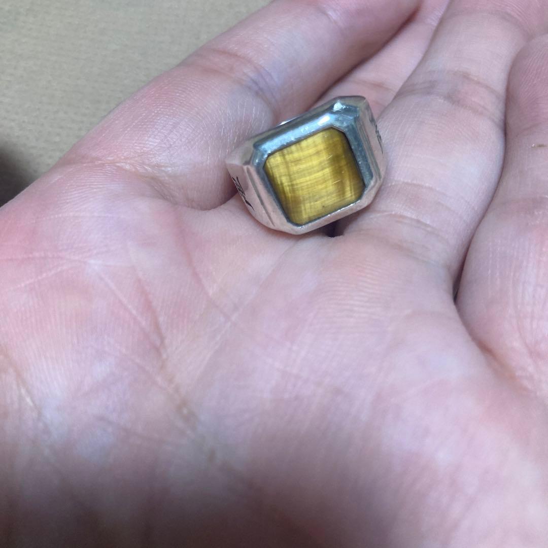 Kazumasa ワコマリア シグネットリング 印台 タイガーアイ