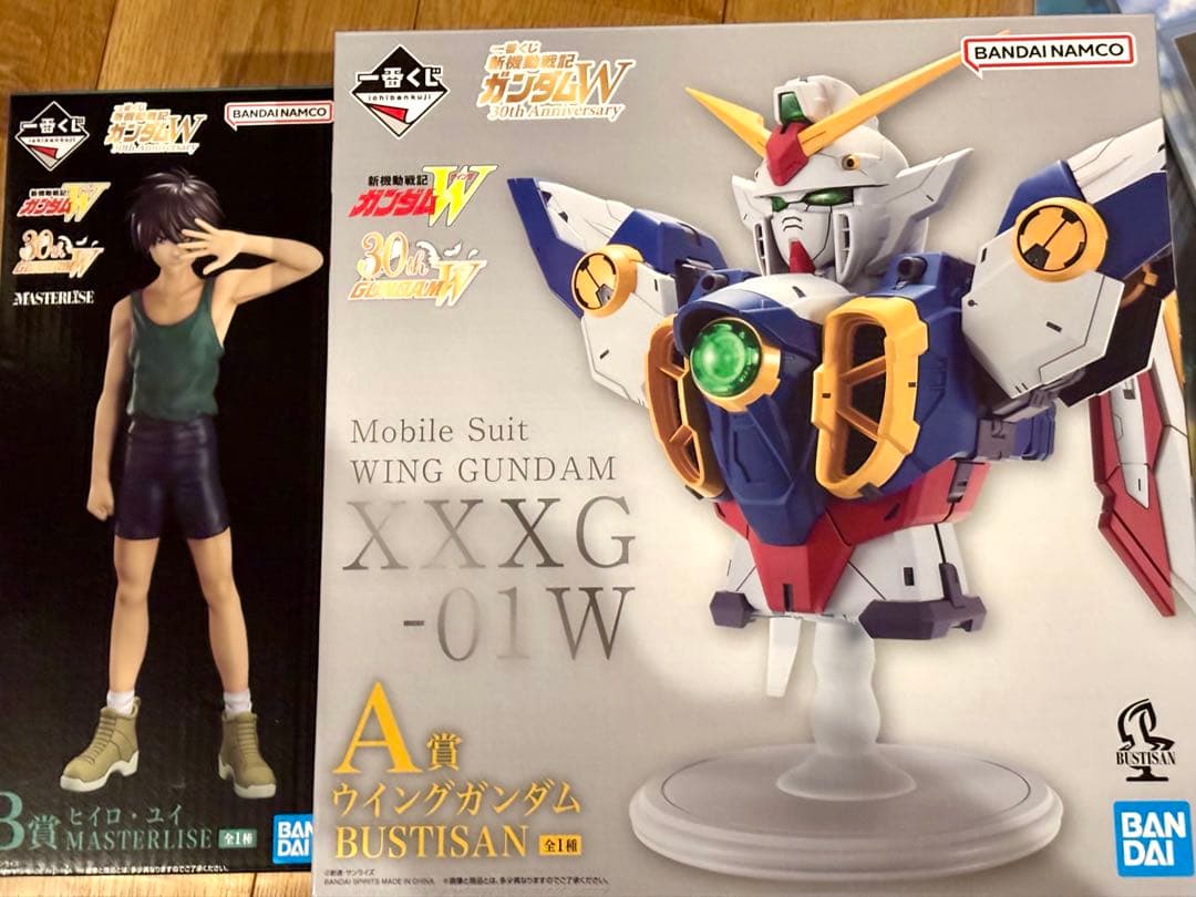 一番くじ ガンダムW A賞 B賞 フィギュア2点セット ウイングガンダム