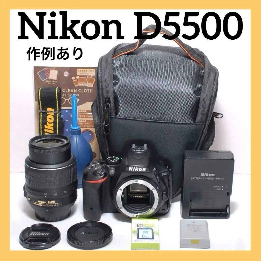 Wi-Fi機能搭載✨Nikon D5500✨シングルレンズ✨簡単操作✨作例あり
