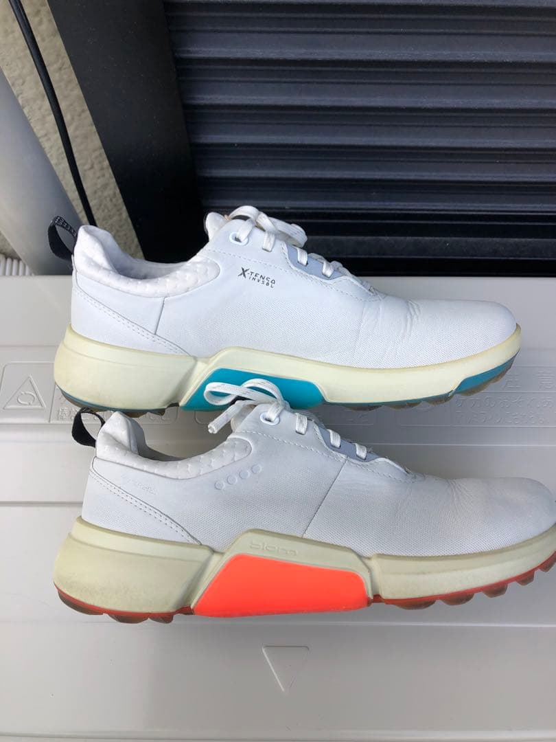 325番超美品ECCO XTENCAゴルフシューズ38 24.0cmスパイクレス