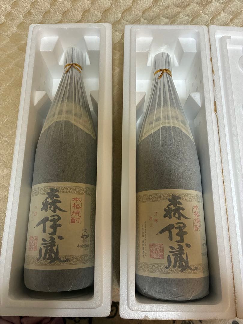 ぱんだ　森伊蔵 焼酎 1800ml 化粧箱入り ２本セット