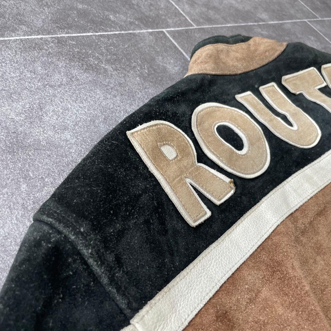 80-90s ヴィンテージ 本革 Route 66 スエードレザージャケット