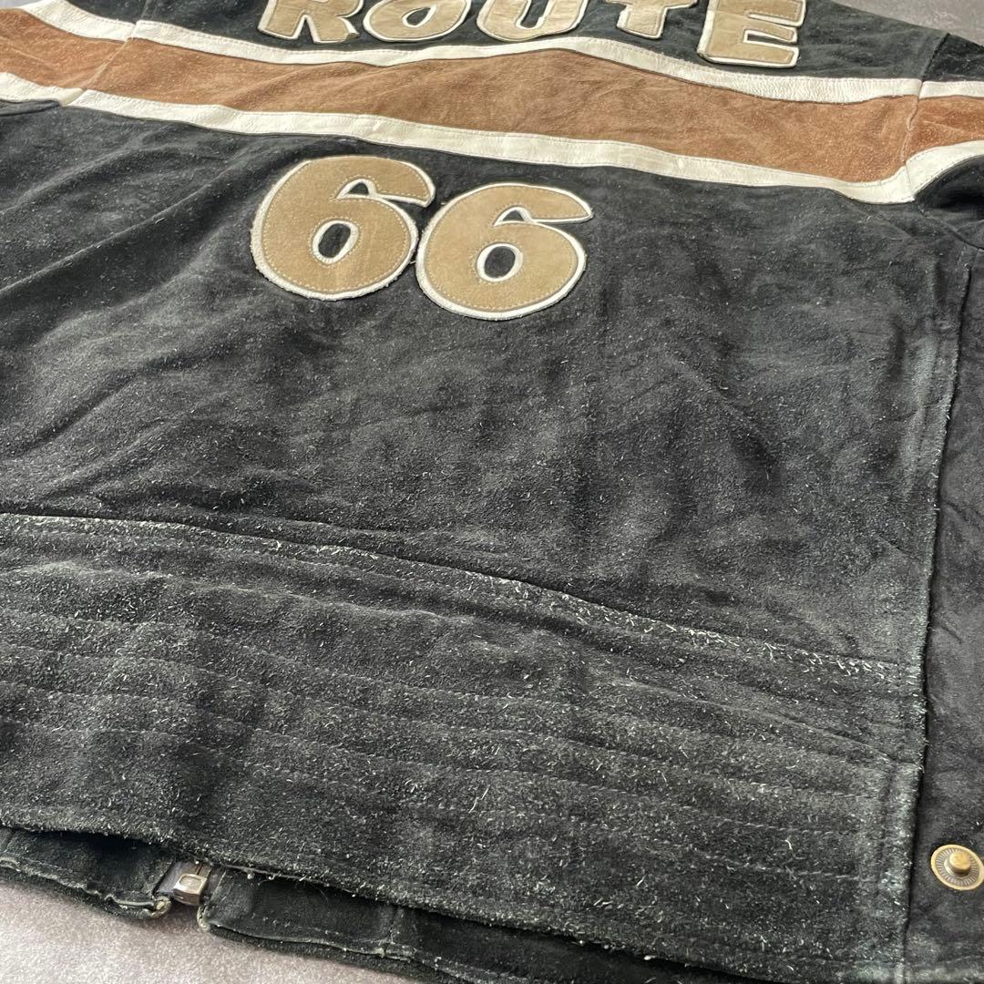 80-90s ヴィンテージ 本革 Route 66 スエードレザージャケット