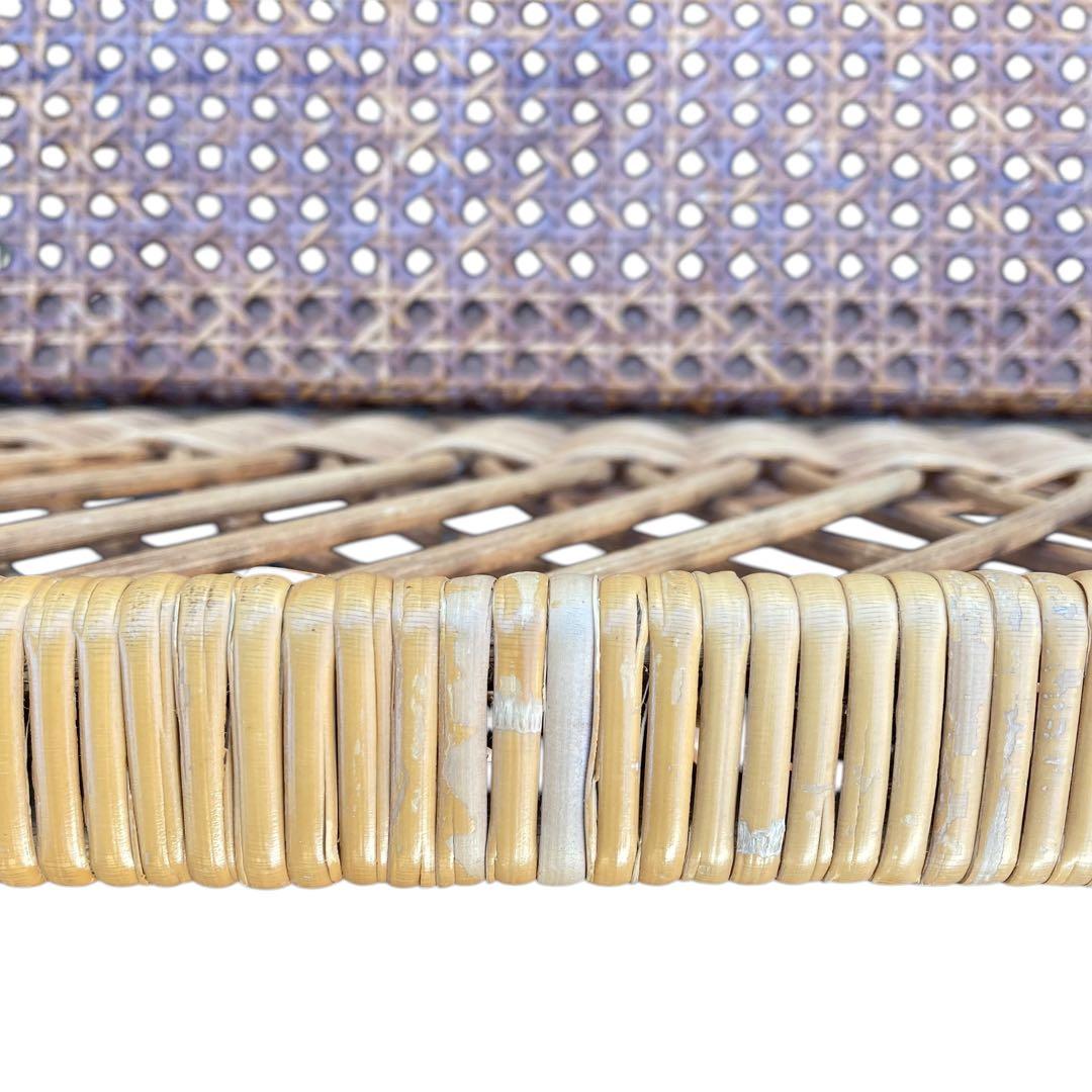 ✨籐かご　ラタン　ゆりかご　キャスター付き　ゆらゆら