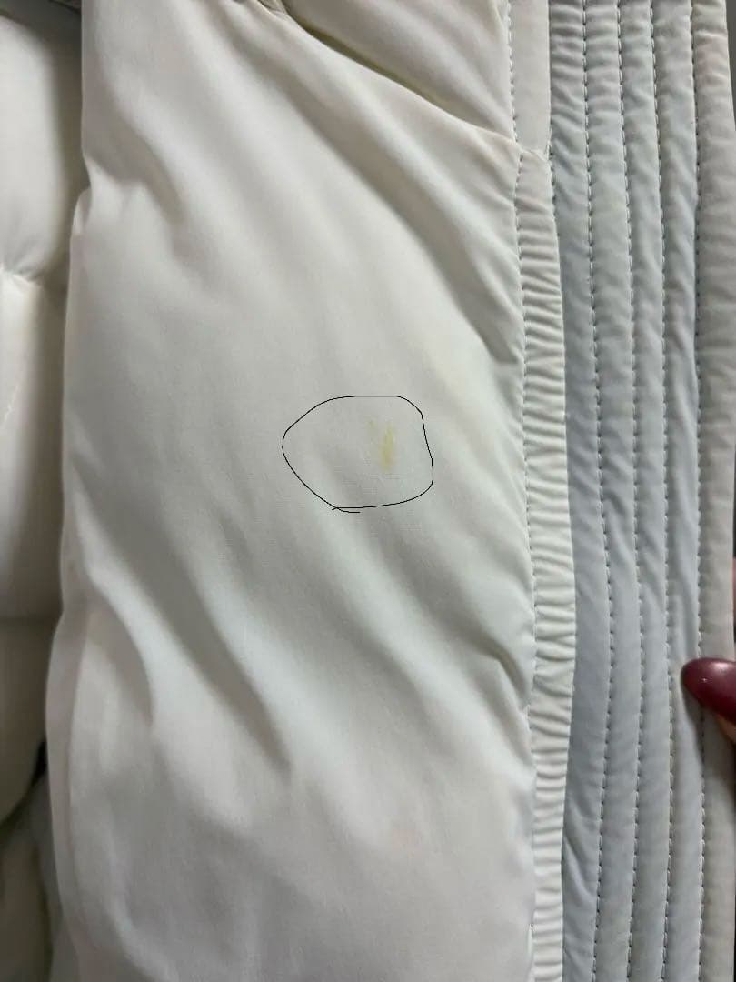 マッカージュ　ホワイト　ダウン　ロング　XS