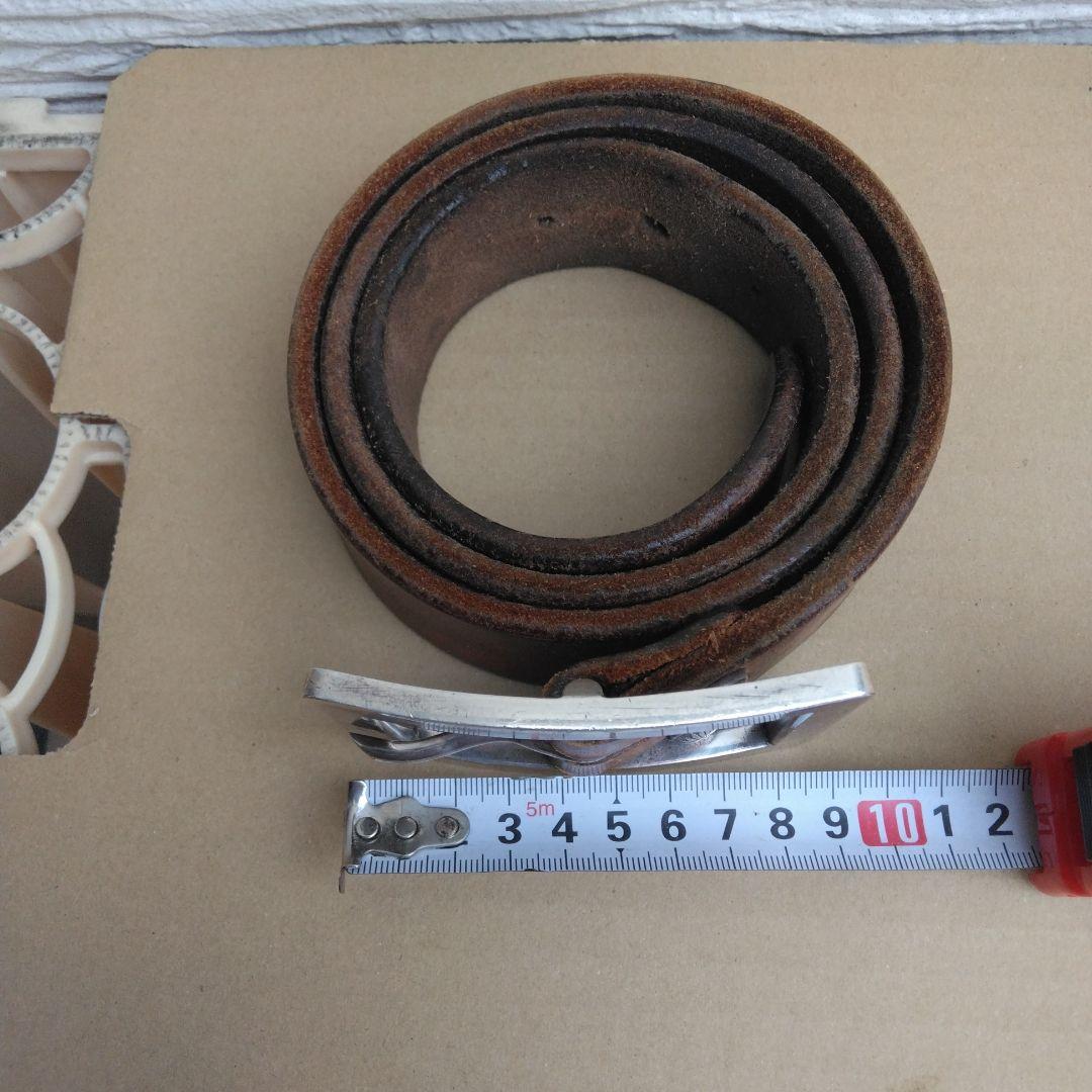 BIG TWIN　ビッグツイン　　シルバーバックルビンテージベルト