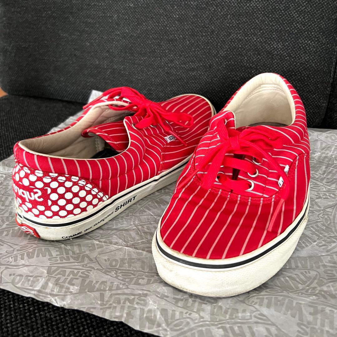 Supreme×COMME des GARÇONS SHIRT VANS27cm