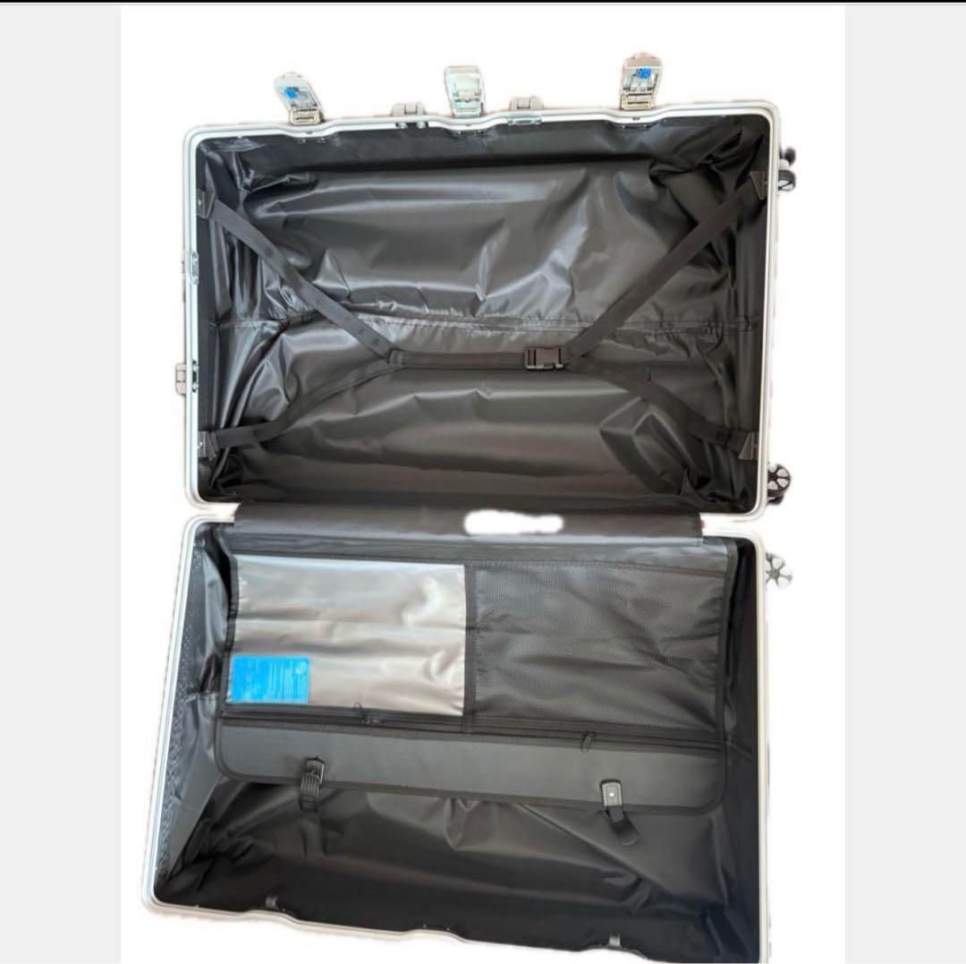 スーツケース tsaロック　シルバー XL 7泊-10泊 100L キャリー