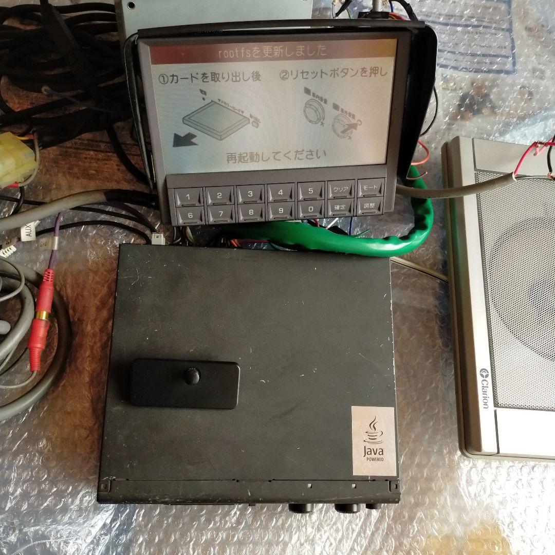 Clarion音声合成フルセット、タッチパネルにゴミが入ってますので2000円引