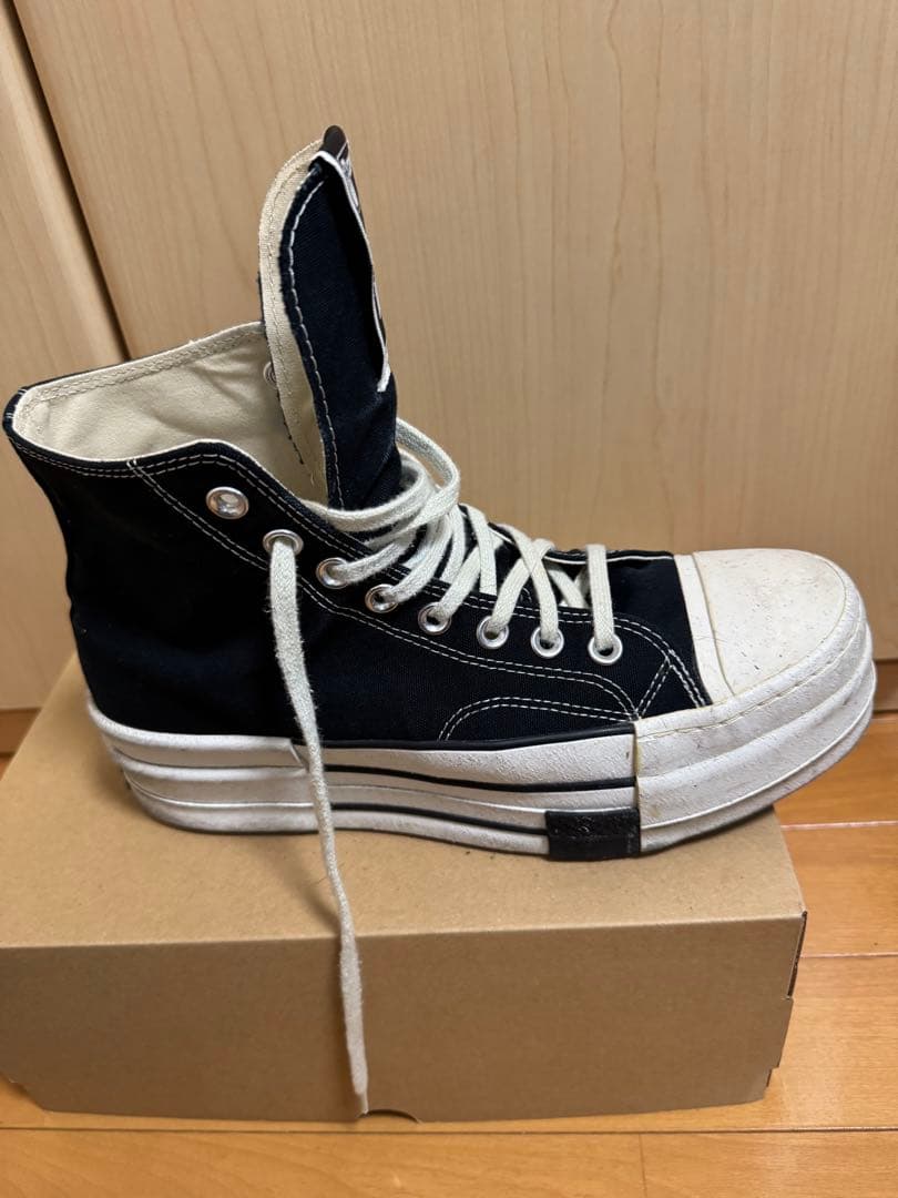 DRKSTAR Rick Owens × Converse スニーカー 26.5