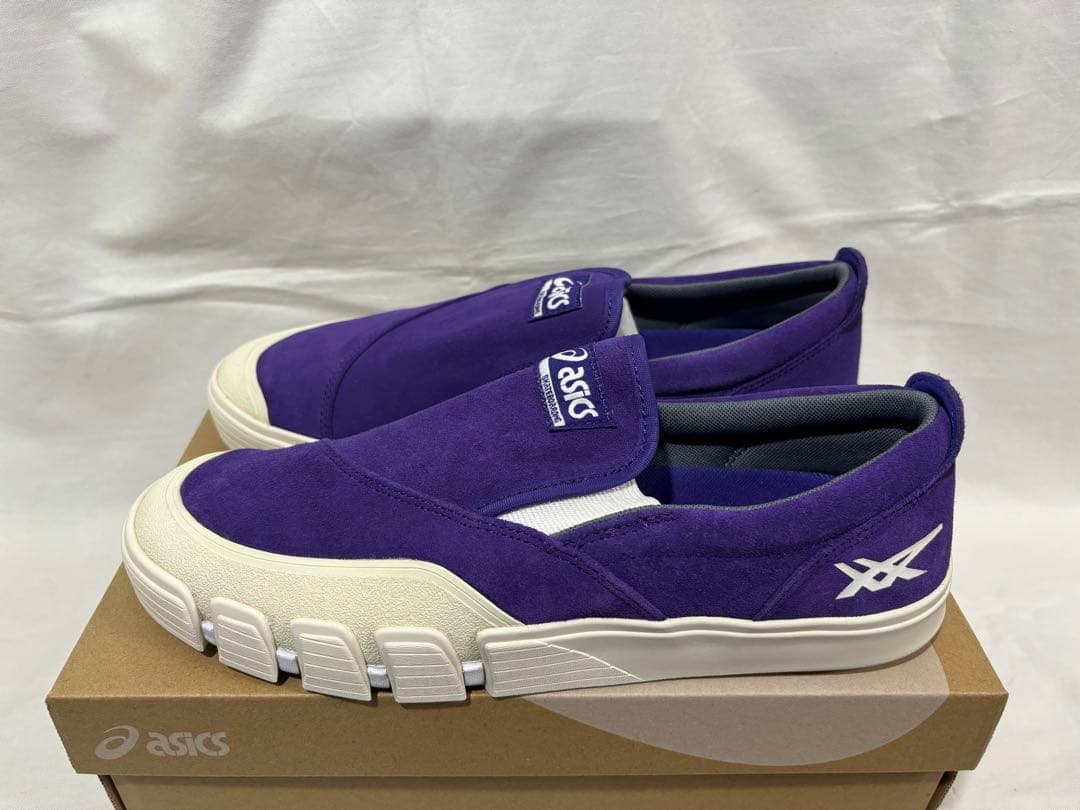 asics gel-flexkee slip-on purple 27.5 紫