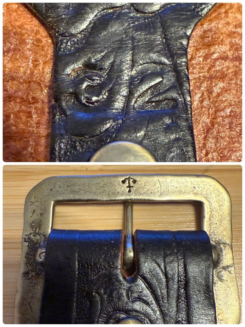 美品⭐️TENDERLOIN ×HTC×ポーター⭐️スタッズベルト⭐️ブラック⭐️32