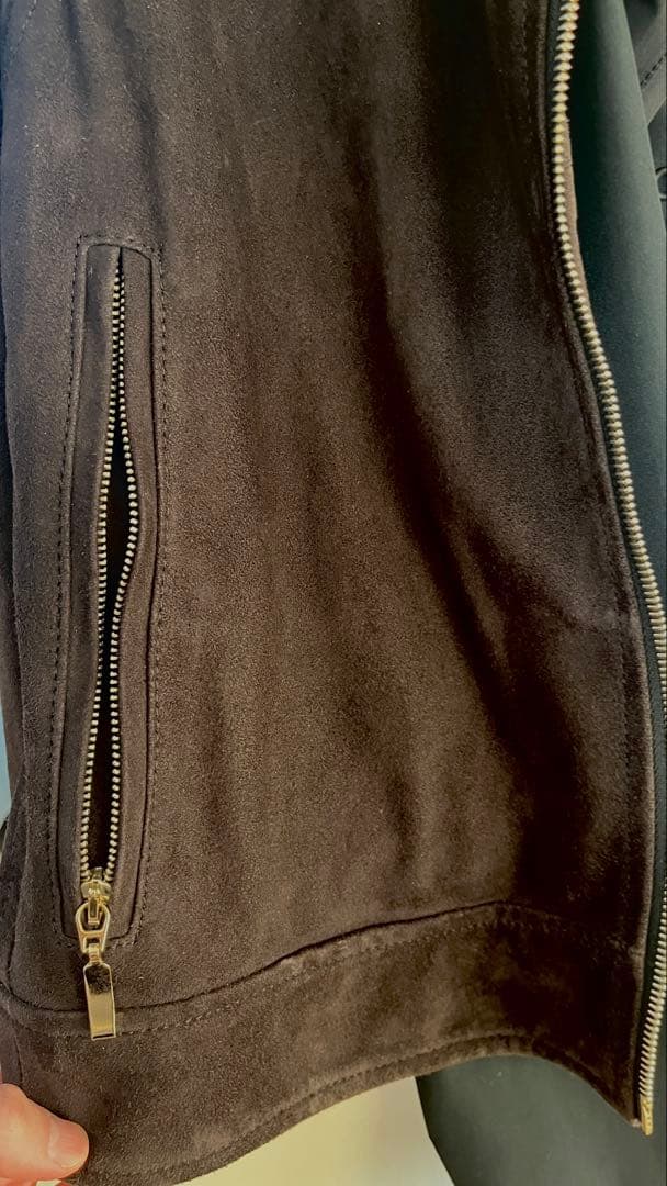 BR別注 SILENCE スウェード シングルライダース