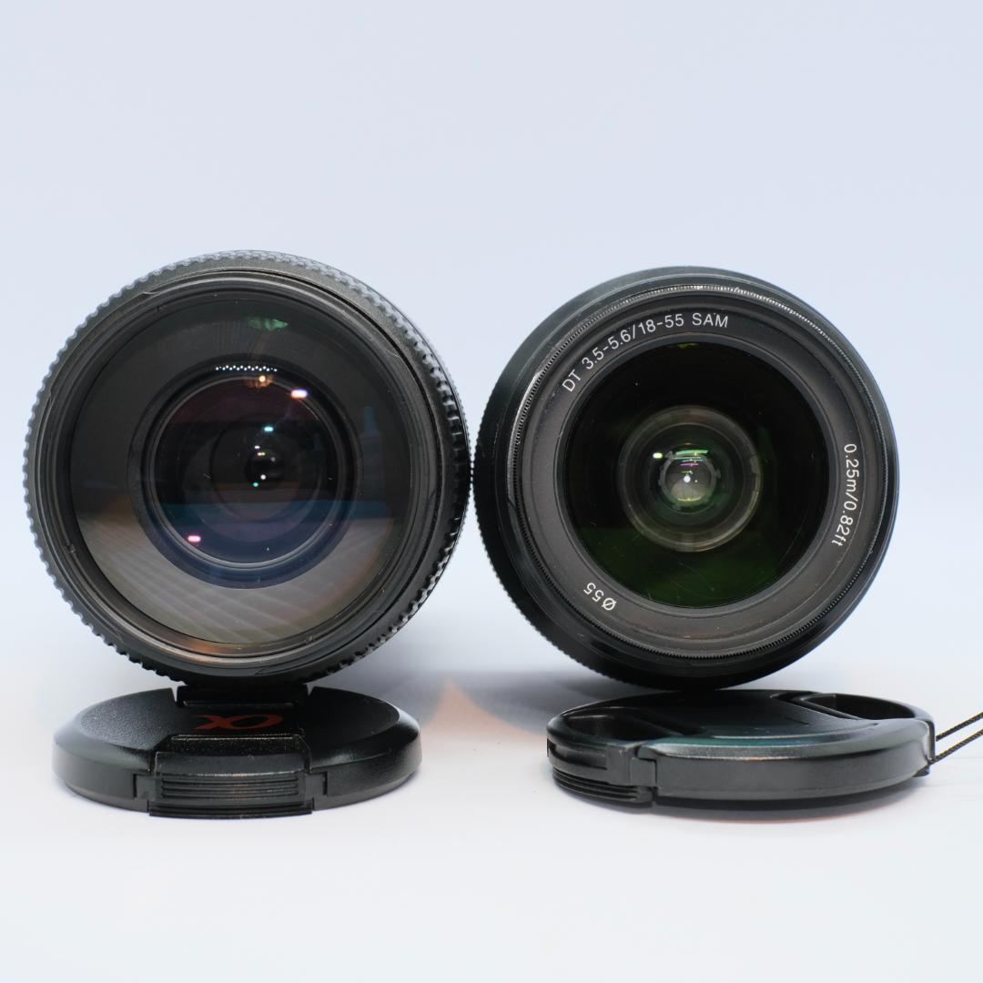 ❤️初心者オススメ　SONY α550 ダブルズームレンズキット　掃除セット付き