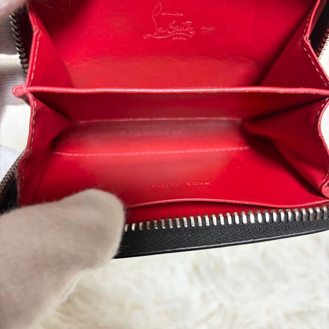 クリスチャンルブタン ケース 財布 ラウンドファスナー クラフトロゴ