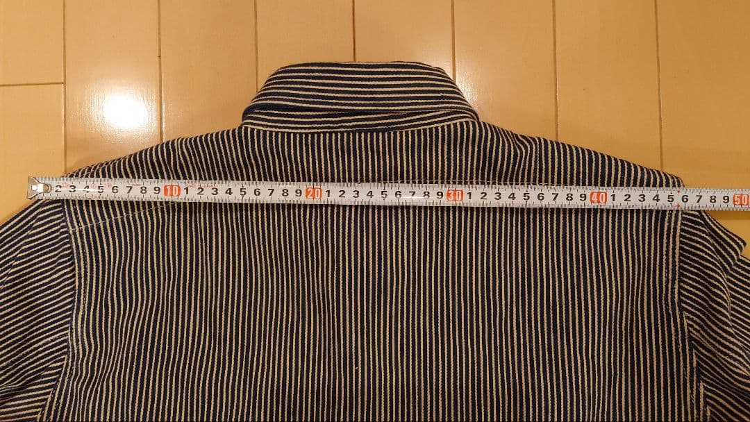 DELUXEWARE　ヒッコリーヘビーネルシャツ