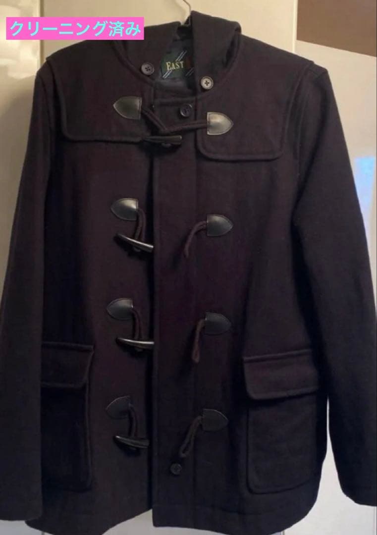 クリーニング済み　EASTBOY イーストボーイ ダッフルコート　スクール