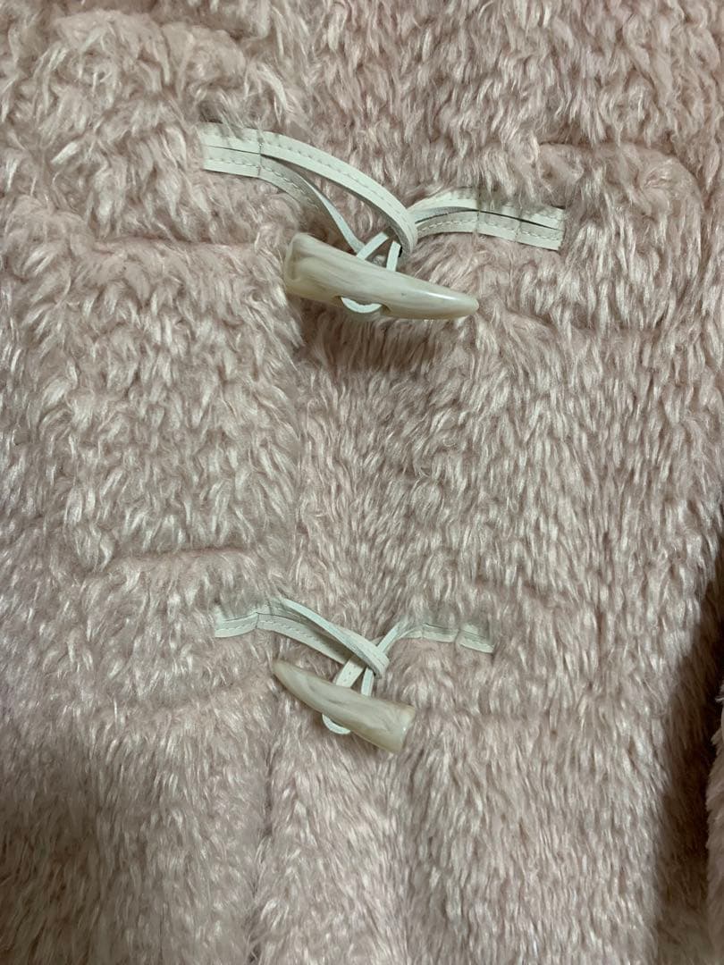 FURFUR エコファー ダッフルコート 限定ピンク