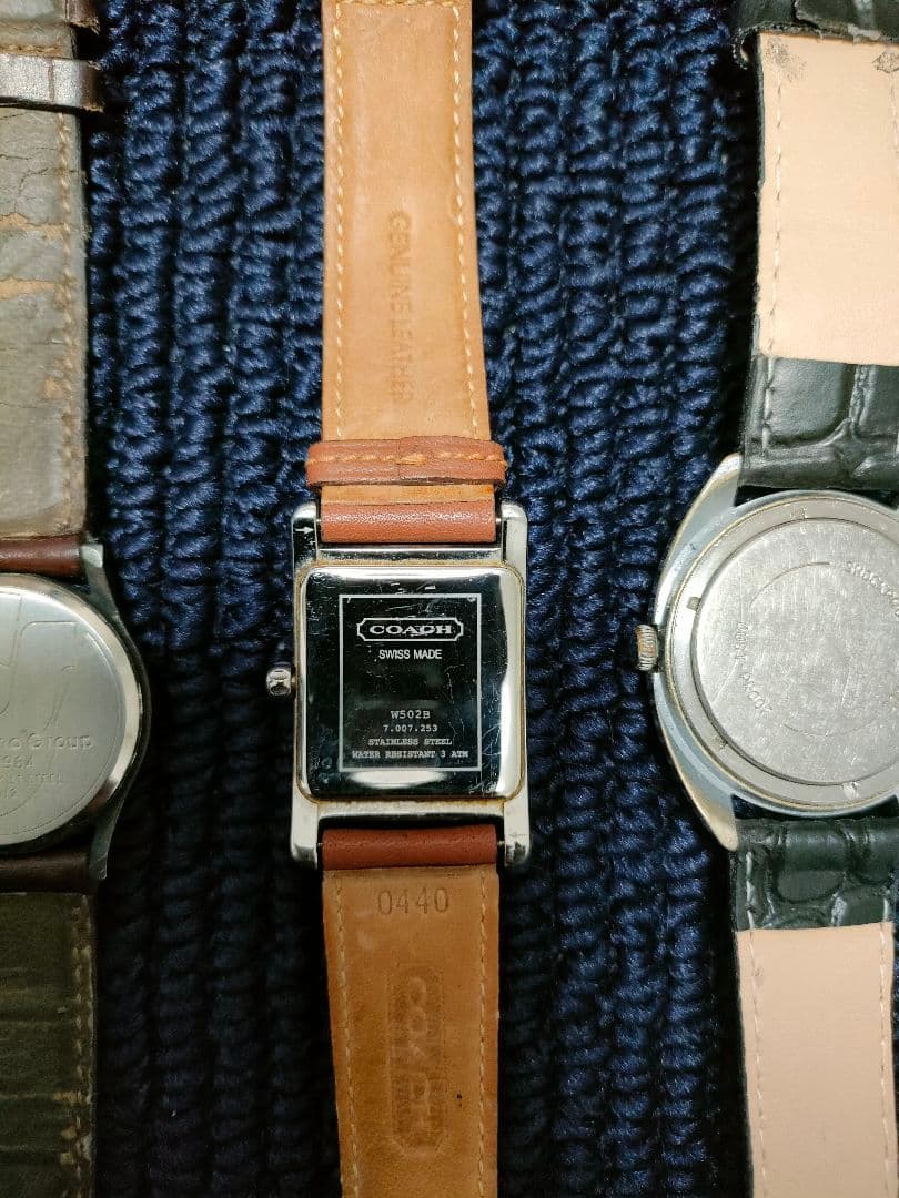 seiko cyma coach wostok 他 腕時計 まとめ ジャンク扱い