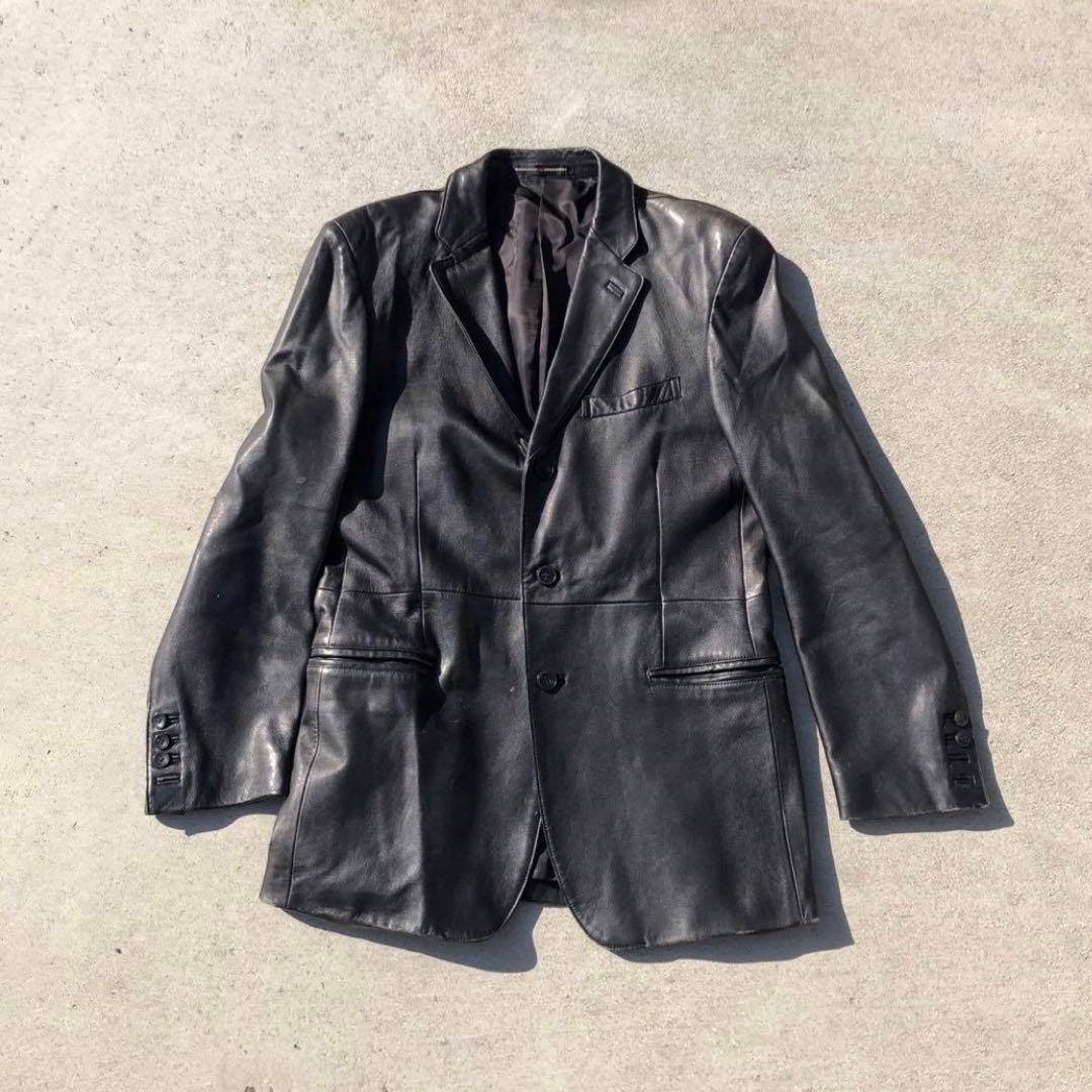 Jean Paul Gaultier homme レザーテーラードジャケット
