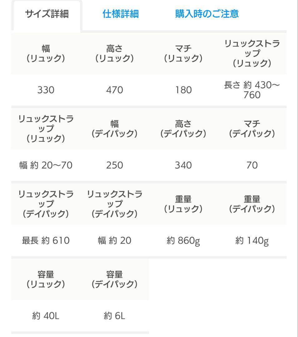 ノースフェイス サニーキャンパー 40+6 SUNNY CAMPER ブラウン