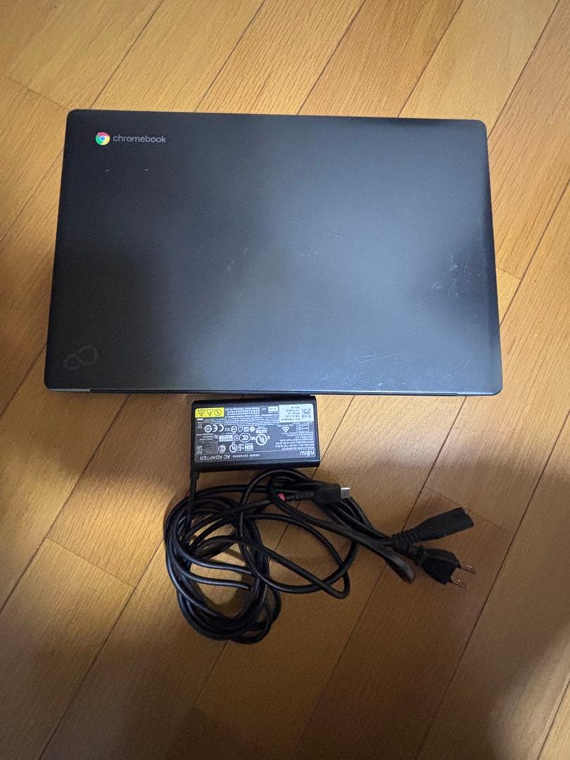 Chromebook 富士通 日本語キーボード ACアダプター付き 中古