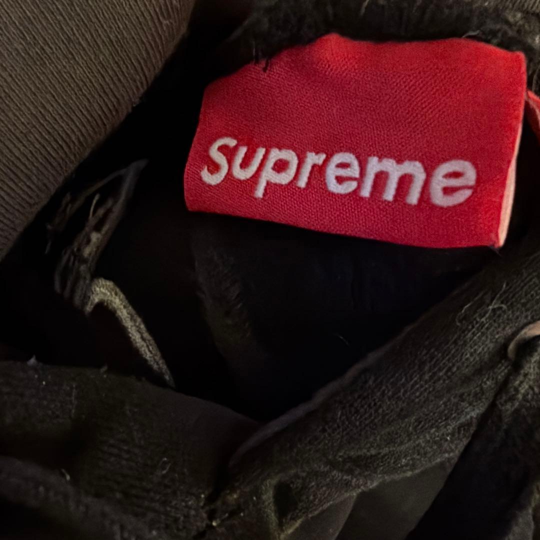 supreme ブラック パーカー