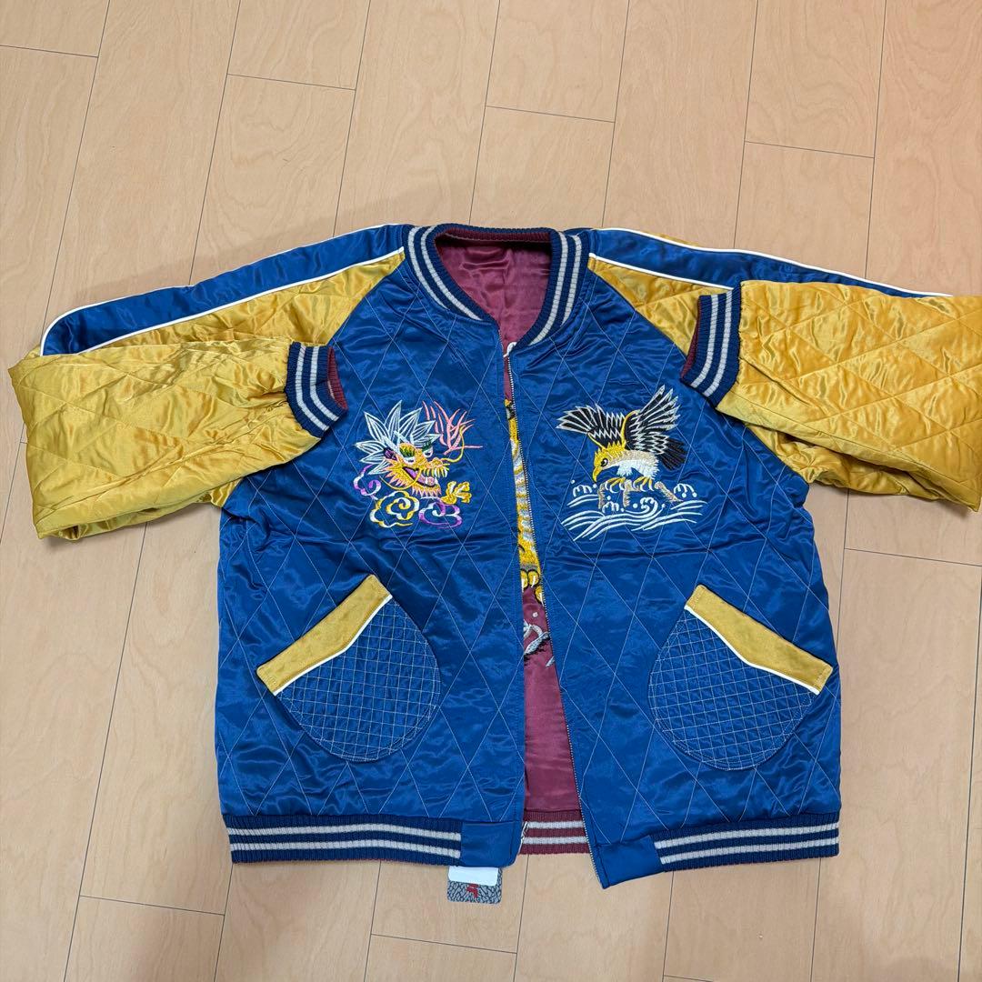 sapeur サプール　リバーシブル　スカジャン