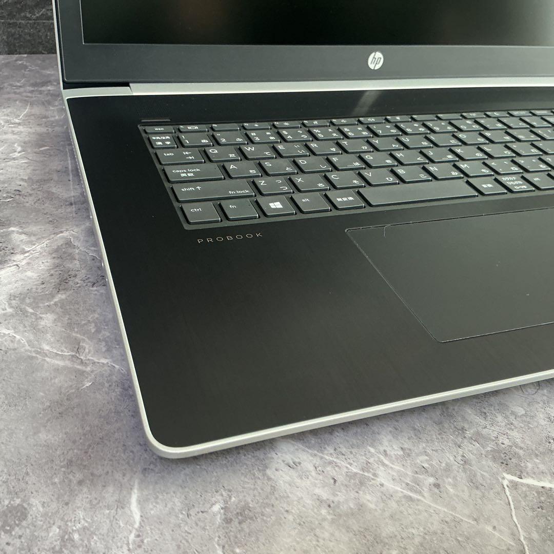 HP ProBook 大画面 17インチcorei5 第8世代 新品SSD256