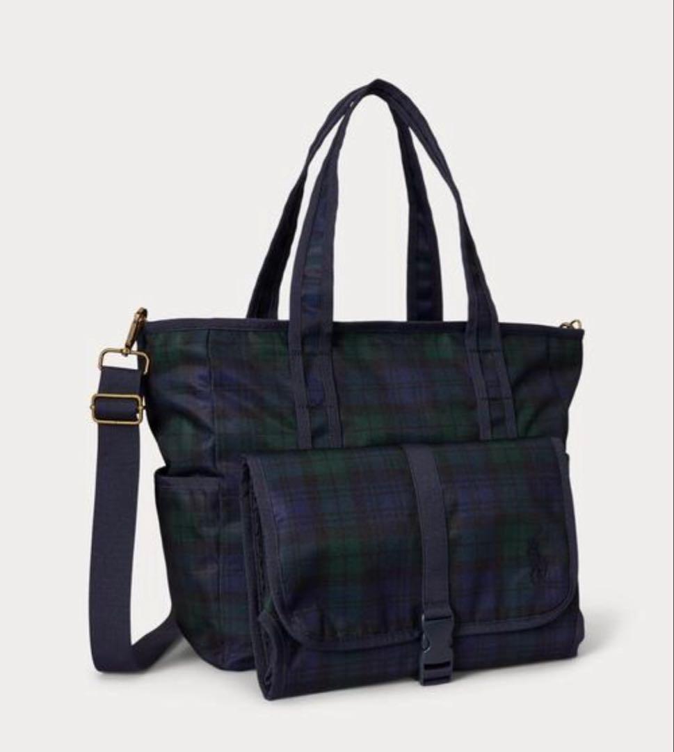 新品　ラルフローレン　マザーズバッグ チェック Big Pony トート おむつ