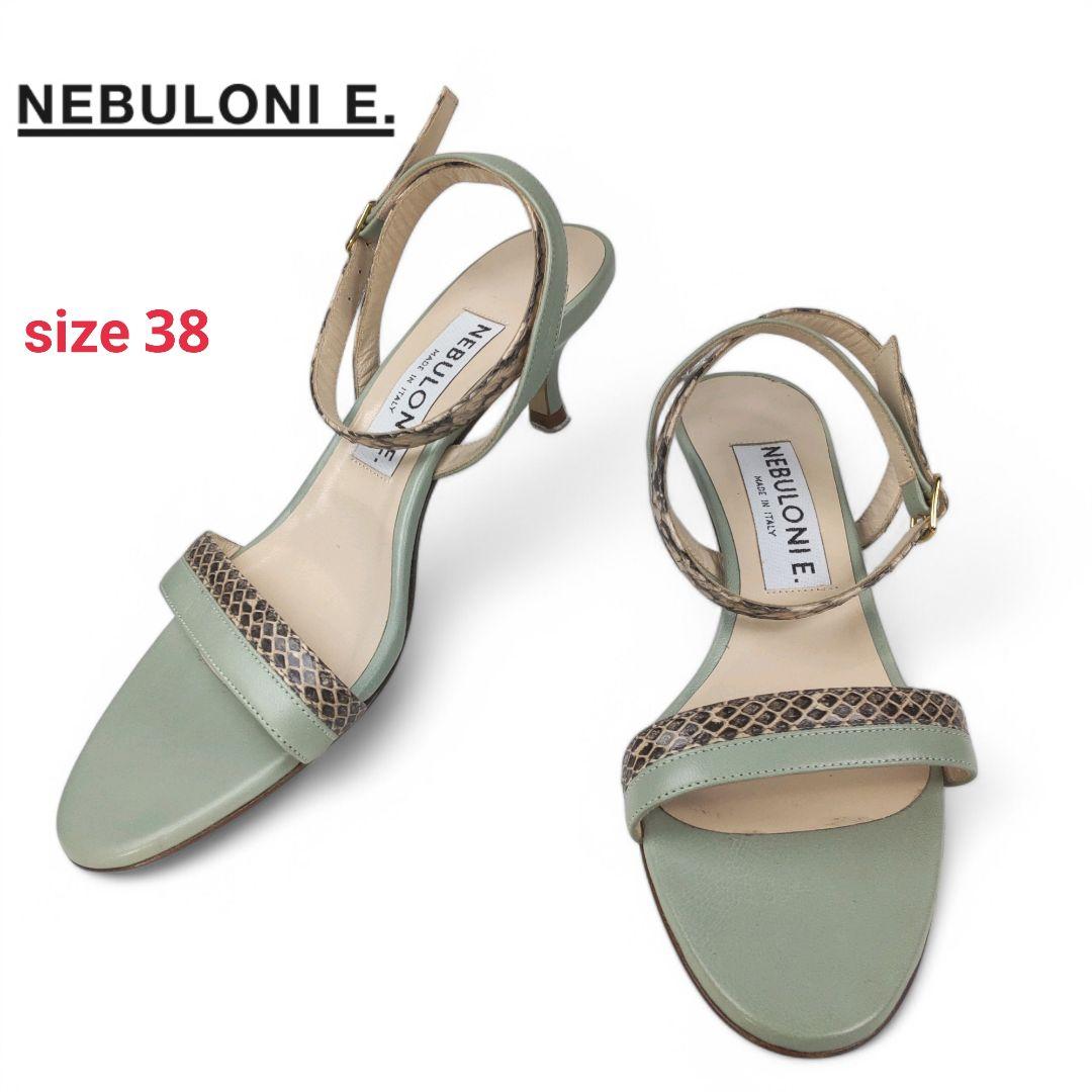 【NEBULONI E./ネブローニ】未使用 ミュール サンダル ストラップ