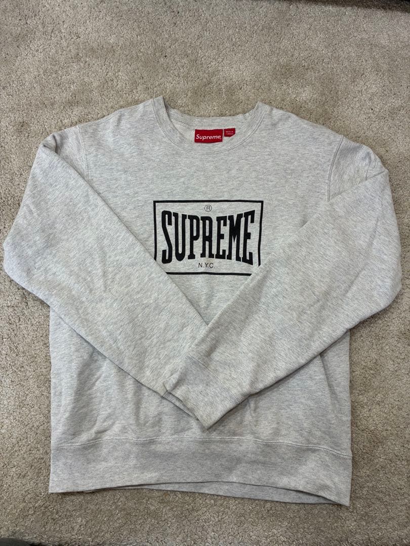 supreme トレーナー スウェット　Sサイズ