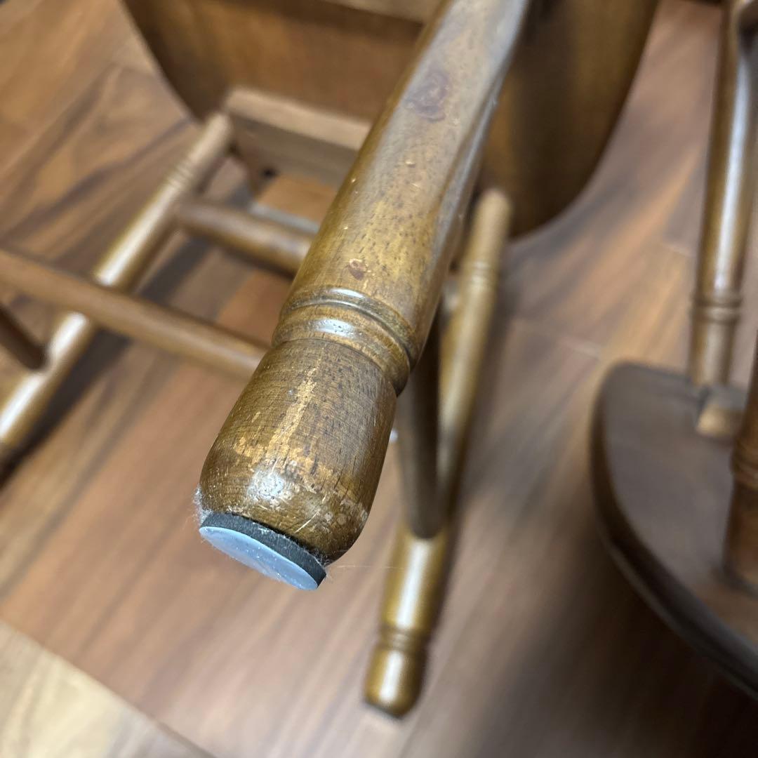 四国工芸　森のサーカス　アンティーク チェア 2脚セット 椅子 イス（2）