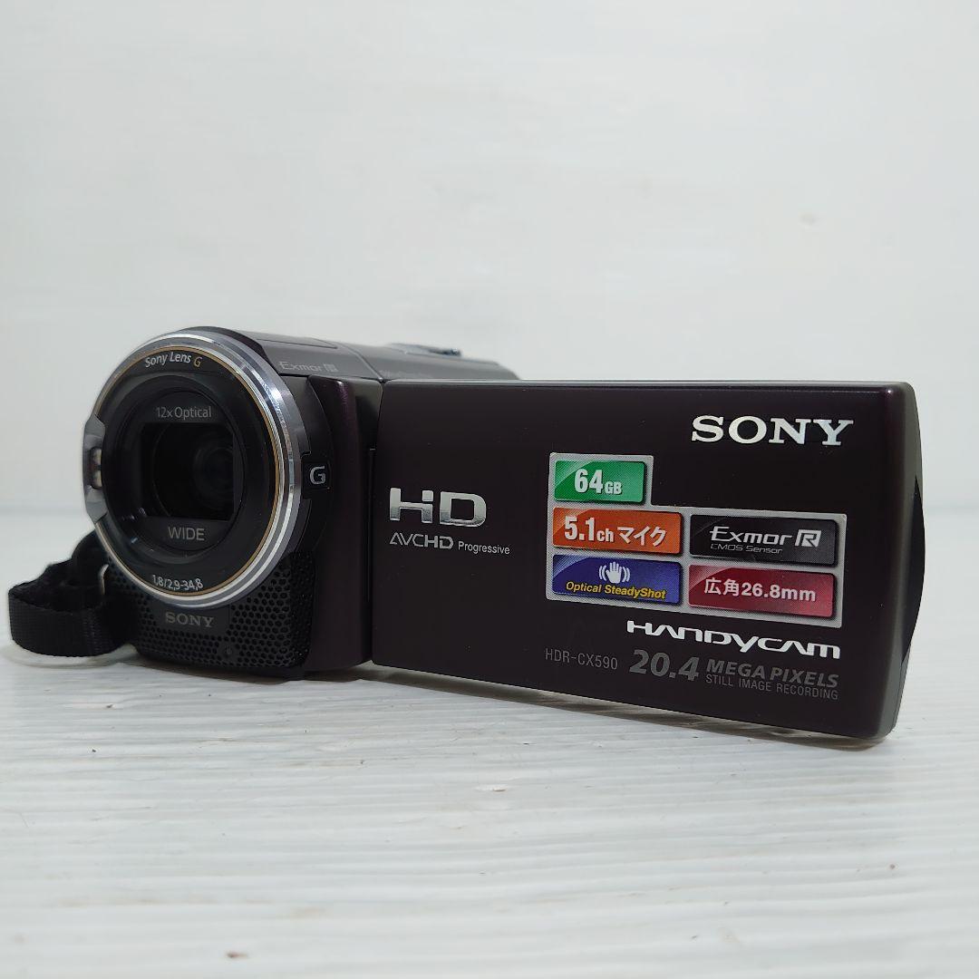 動作ok　SONY　Handycam HDR-CX590V 12年