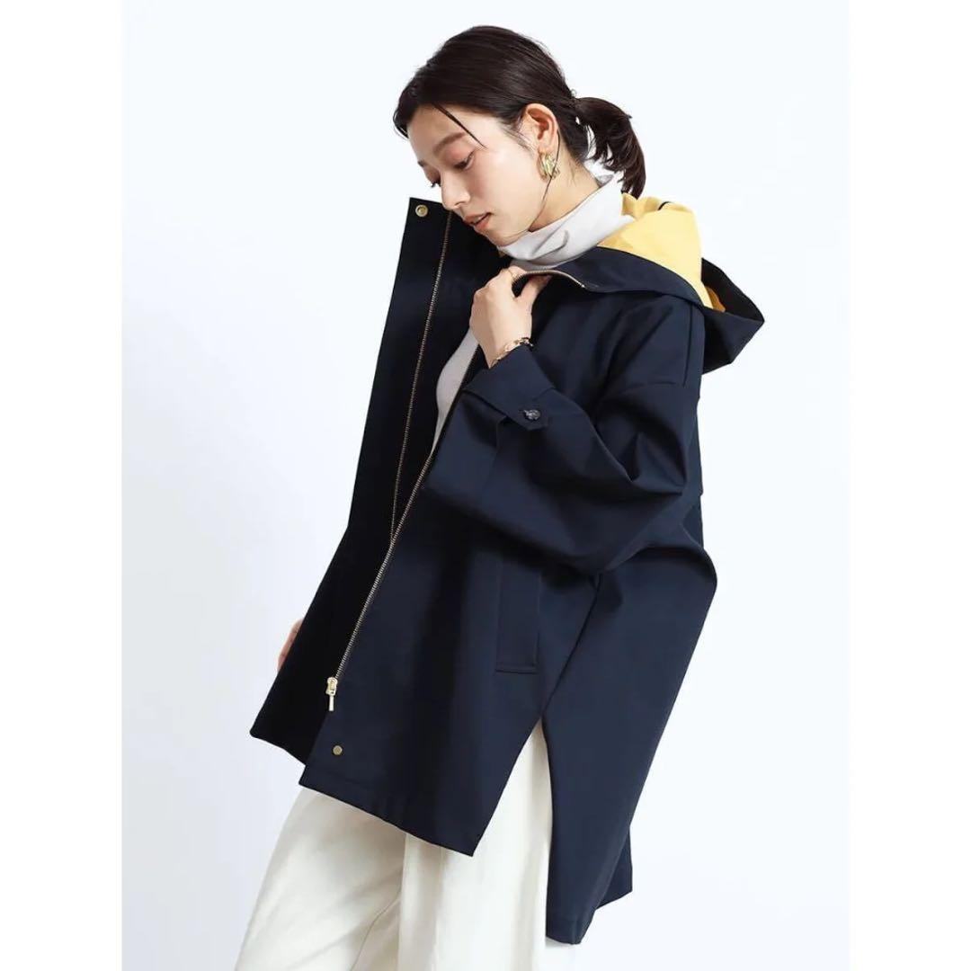 新品タグ付き　5.4万円！グランターブル　バイカラーオーバーコート