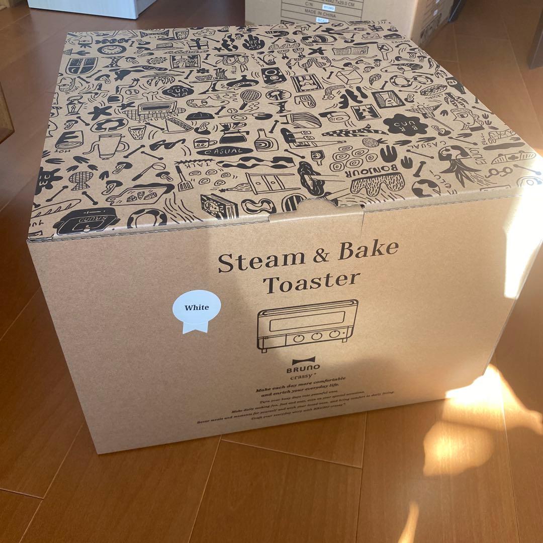 BRUNO Steam & Bake Toaster ホワイト