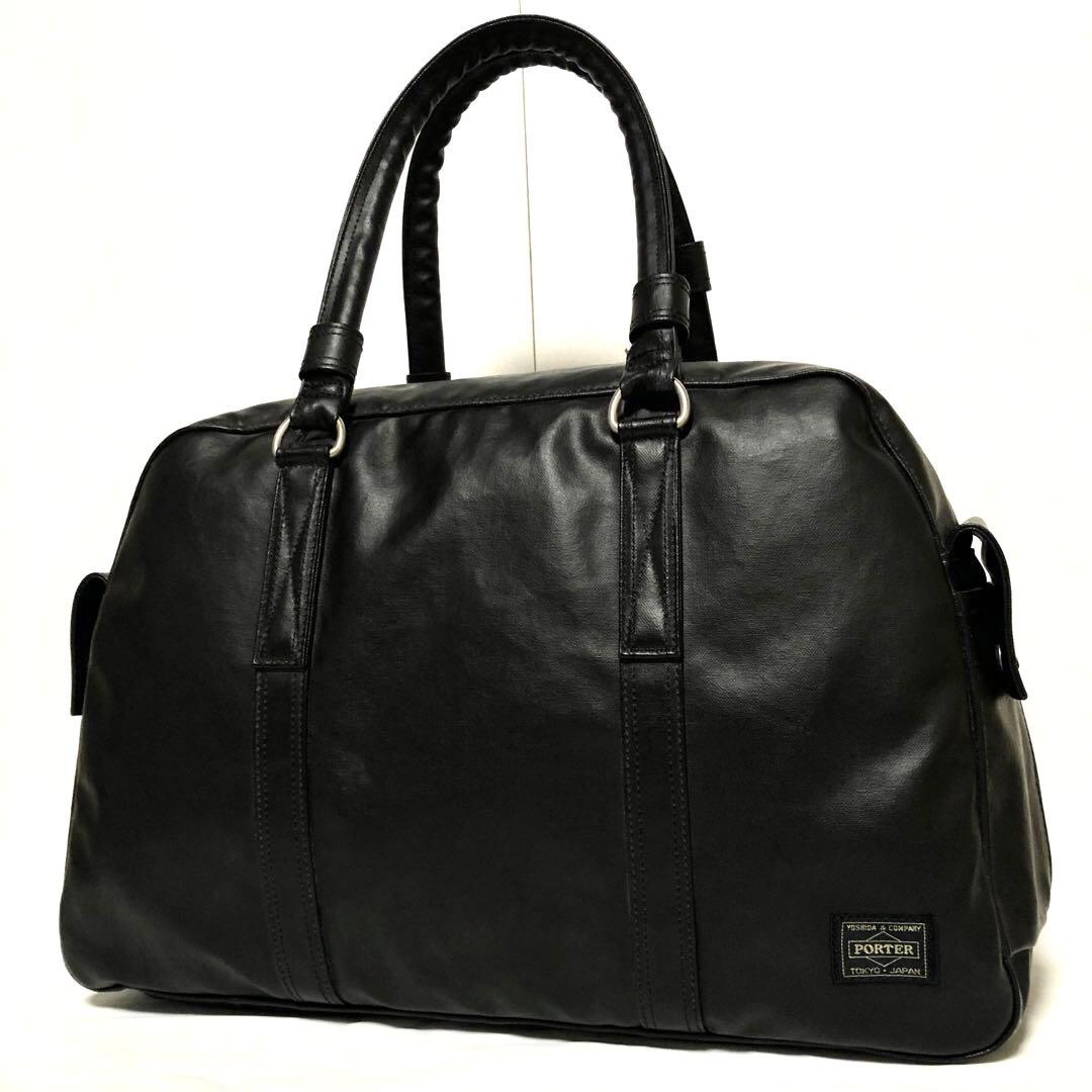 未使用級✨ポーターフリースタイル ボストンバッグ A4可 大容量 黒 吉田カバン