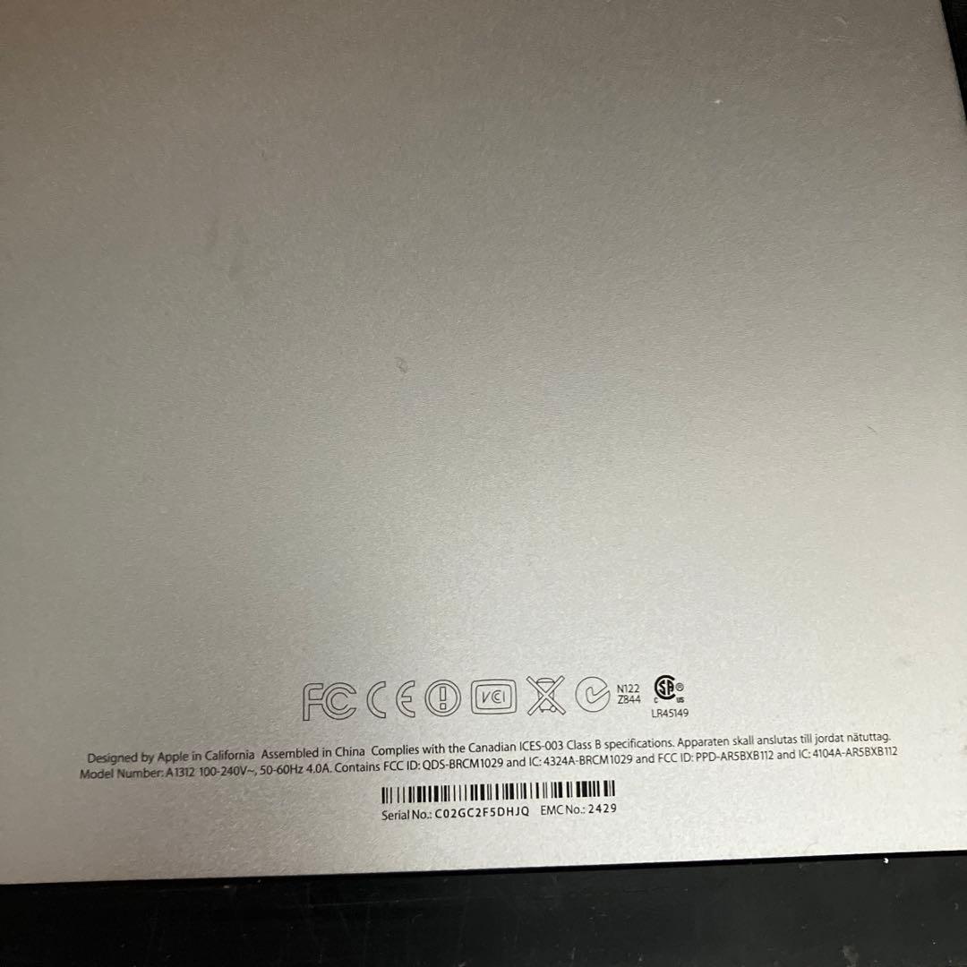 Apple / iMac 27inch Mid 2011（A1312）【難あり】