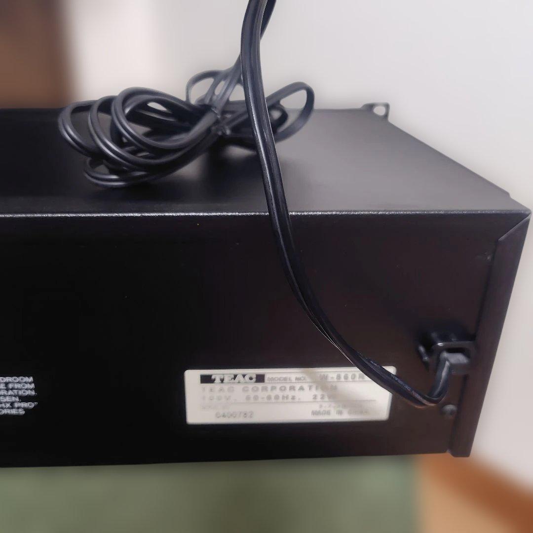 【希少】ダブルカセットデッキ　TEAC　W-860R　ブラック