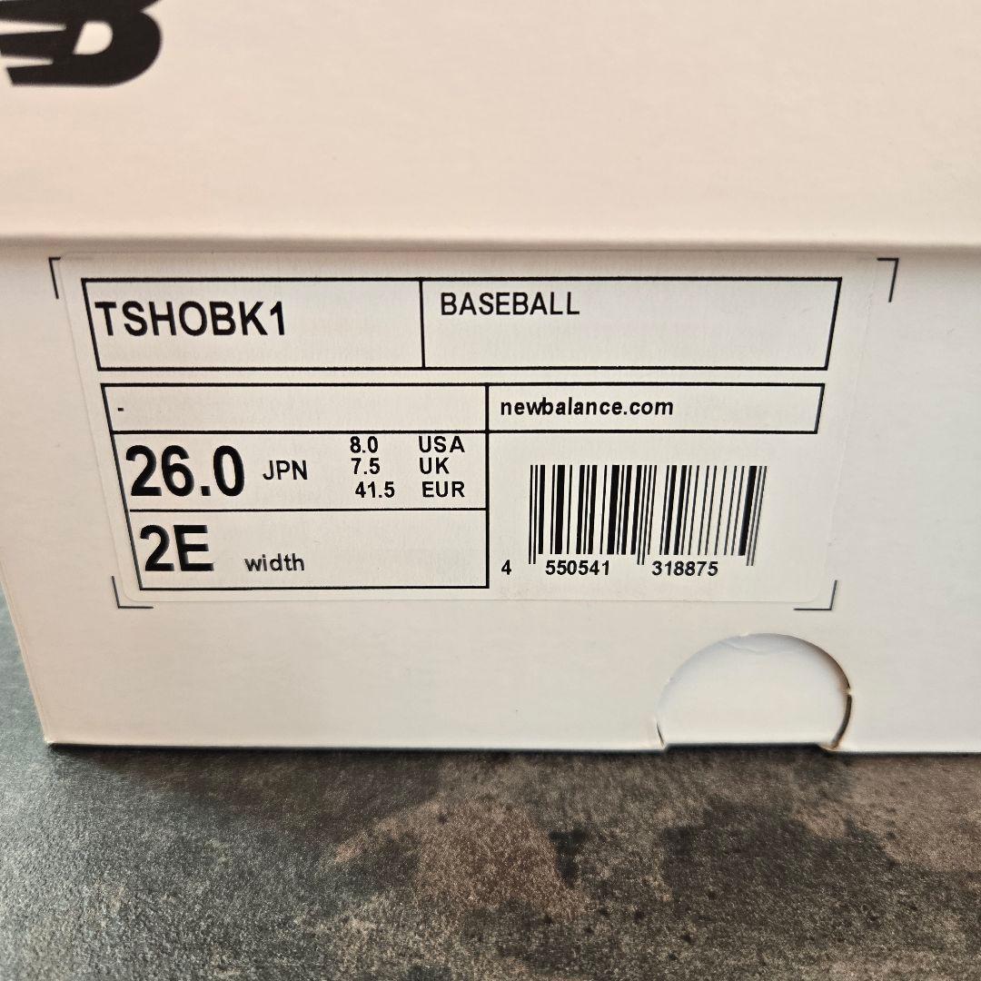 ​【新品・完売品】ニューバランス 大谷翔平モデル 第1弾 TSHOBK1 26